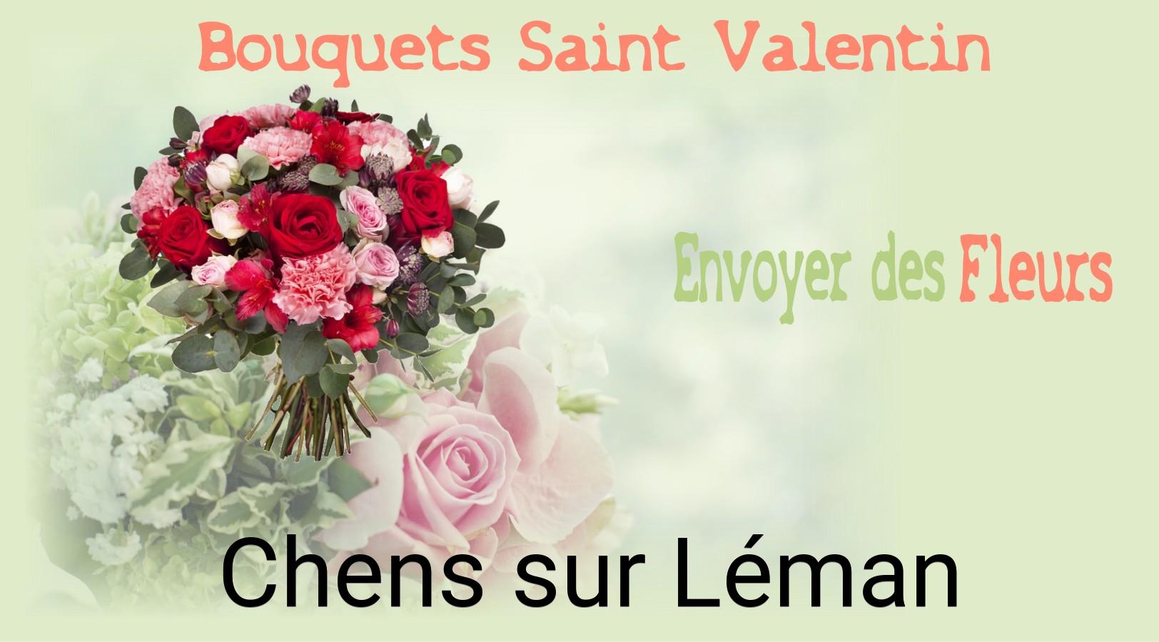 Roses de Saint-Valentin livrées à Chens-sur-Léman